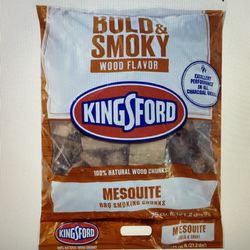 5 Bags! Kingsford Mesquite Wood Chunks for Smoking Meats, Fish, etc.!