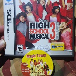 Nintendo DS High School Musical 3 Senior Year. Free Magic Towel