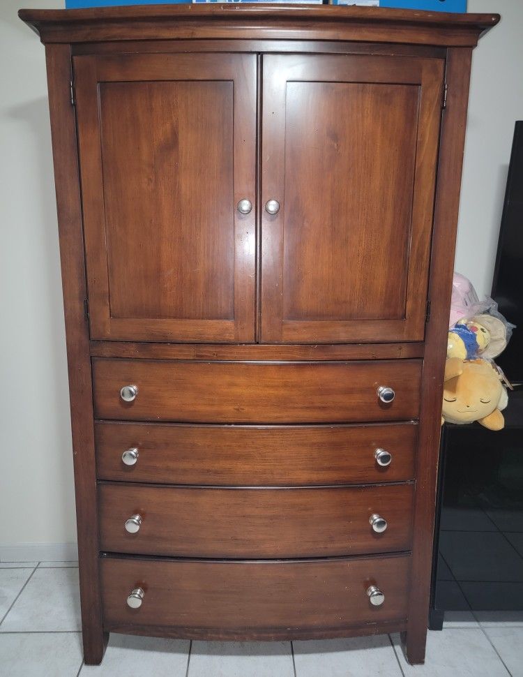 Solid Wood Armoire Wardrobe 