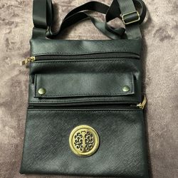 New W/O Tags Leather Crossbody Bag. 