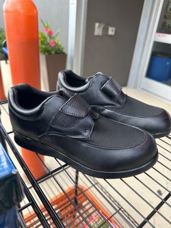 Black Velcro Strap Shoes
