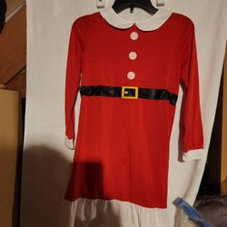 Carters Size 12 Santa Dress Pajamas