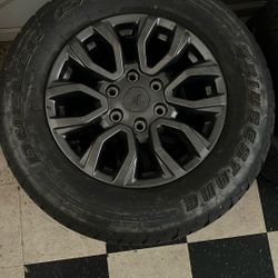 Ford OEM Wheels with Bridgestone A/T Tires