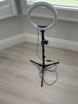 Ring Light with Tripod, Phone Holder & Remote