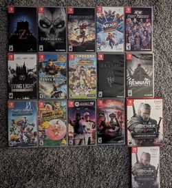 Nintendo Switch Collection For Trade Or Sale 