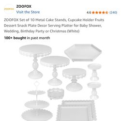 White Cake Stand 