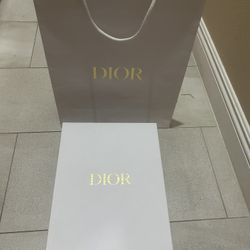 Dior Empty Box And Bag 