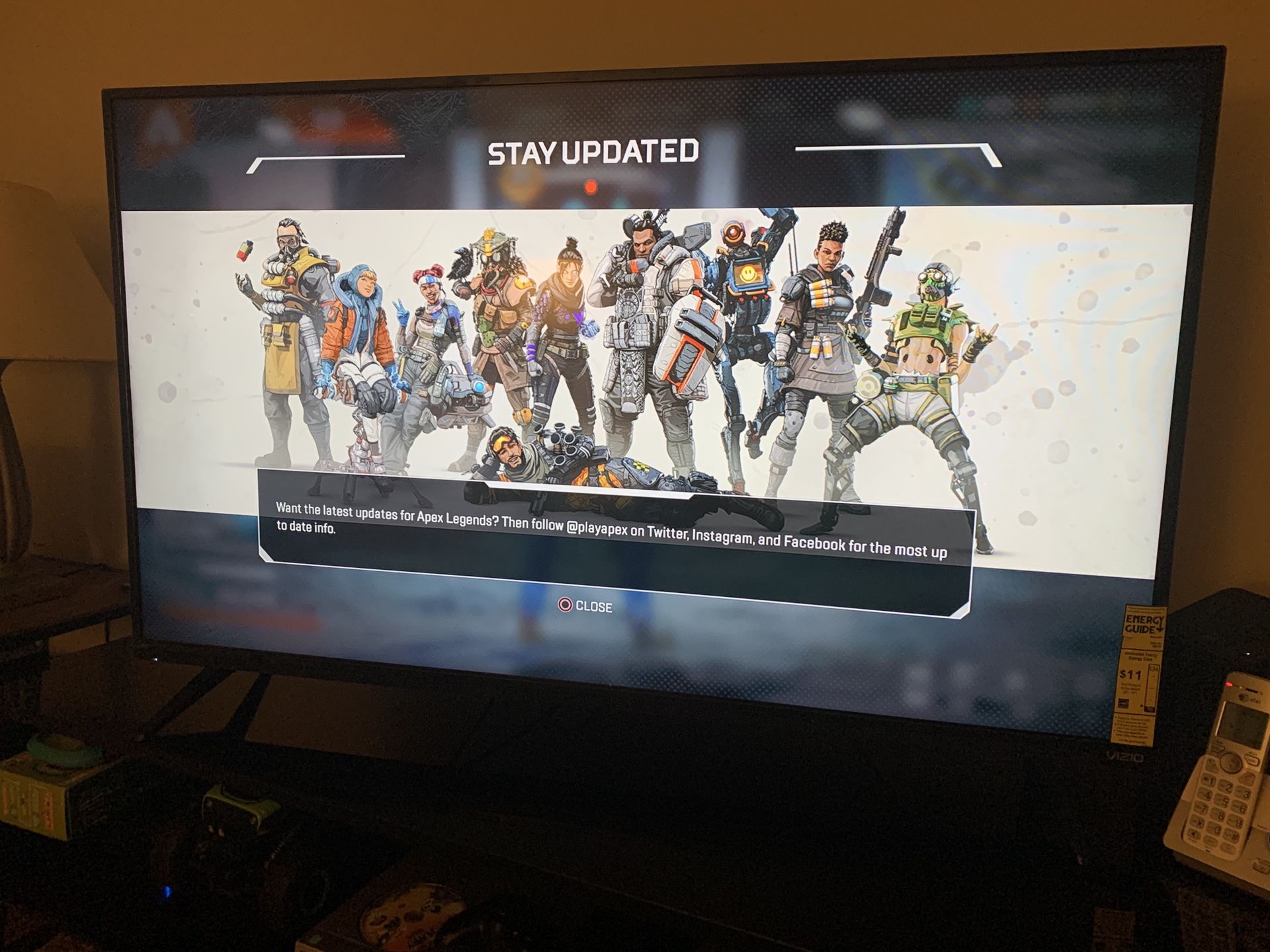 Vizio 55’ smart tv