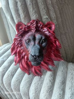 Handmade Wall art Lion's head