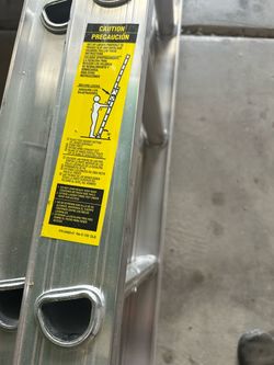 Werner 16ft 225lb extension ladder.  Basically brand new used a couple times.