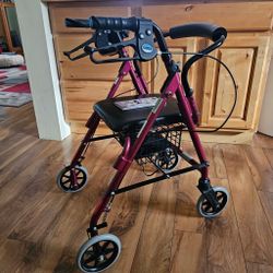 4 Wheel Walker/Rollator  