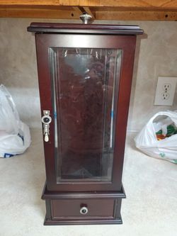 Bombay cherry wood jewelry box