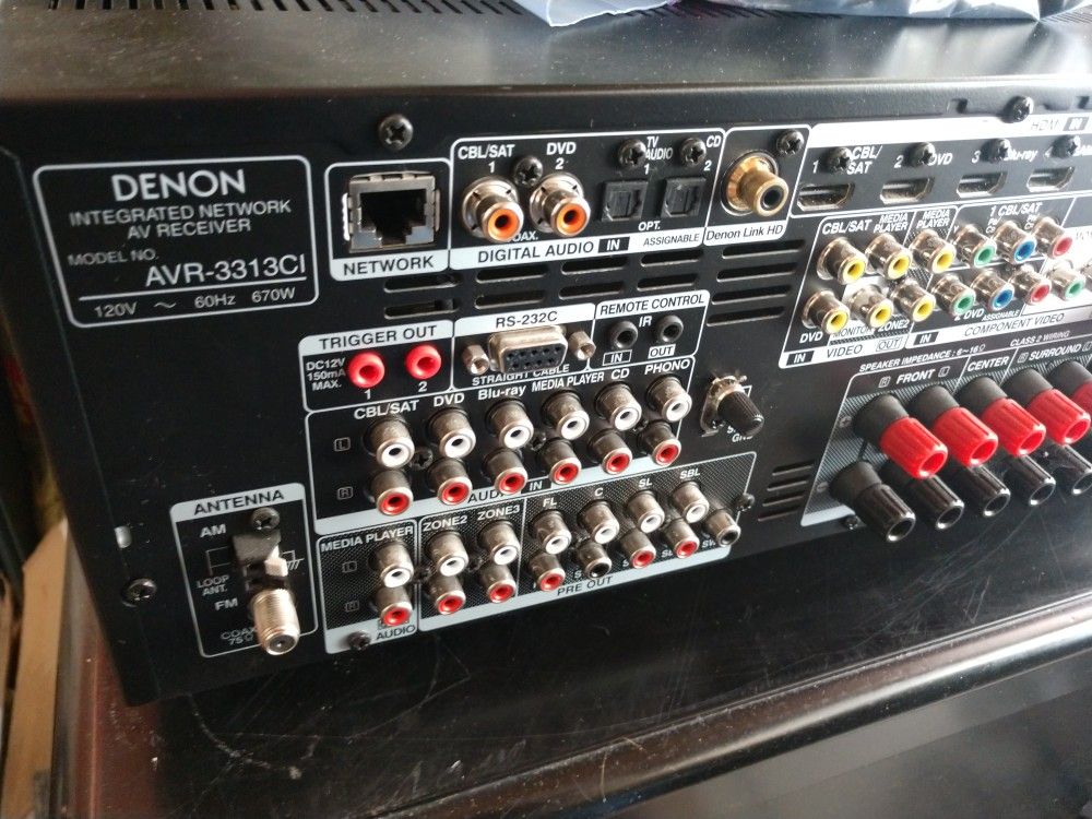 Denon AVR3313CI Networking Receiver with AirPlay and 3 Zones for Sale