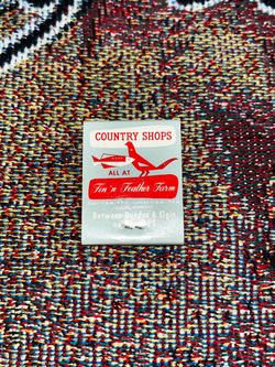 Vintage Milk Pail Match Book