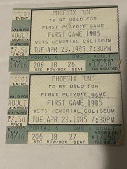 1985 APR 23, PHOENIX SUNS FIRST PLAYOFF GAME 