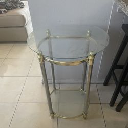 Vintage Glass Table