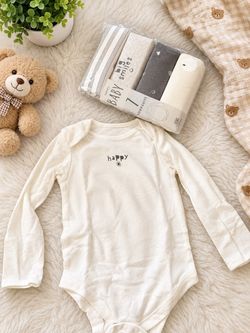 Carter's Baby Long Sleeve Bodysuit 5 in Pack
