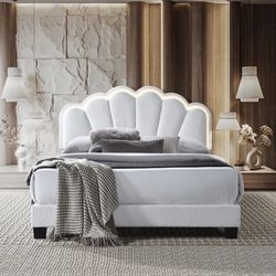 New Queen bed frame and mattress