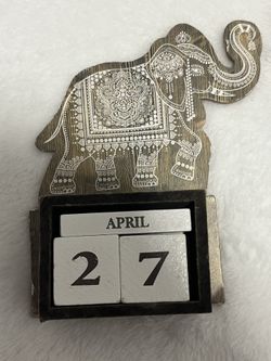 cute Small Elephant monthly Calendar 