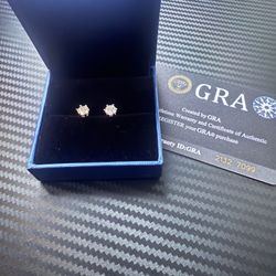 Diamond Earrings (very Negotiable) Shoot Offers🔥