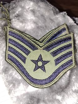 Vintage USAF Staff Sargent Rank Patch 