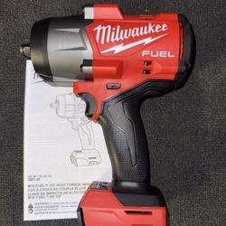 Milwaukee M18 FUEL 18V Lithium-Ion Brushless Cordless 1/2 in. Impact Wrench with Friction Ring (Tool-Only)
