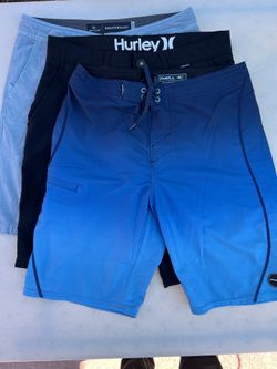 Size 28 Hurley, Rip curl, O’Neill Shorts