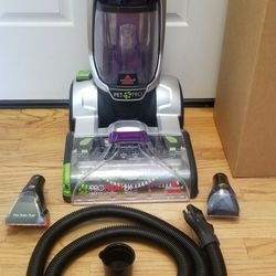NEW  BISSEL SHAMPOO CARPET CLEANING SOLUTION SYSTEM  , AMAZING POWER SUCTION  , WORKS EXCELLENT. , IN THE BOX 
