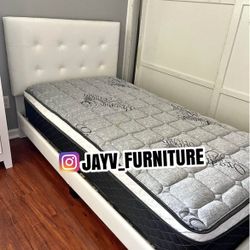 New Twin Bed Frame With MATRESS 
