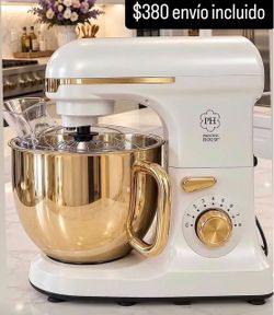 BATIDORA DE MOSTRADOR DE 7QT. DELUXE WHITE AND GOLD.  VIDA SANA. PH