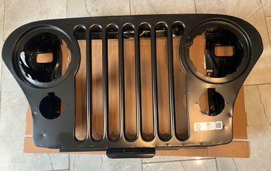 Grille Black Steel Matte For 1976 to 1986 Jeep CJ7 1972 to 1983 CJ5 grill