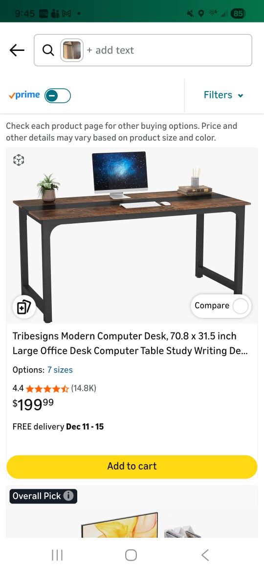 Desk Table Post In AMAZON FOR 199 ..ASKING FOR 150 OBO