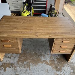 Large Wooden Desk Great Condition. 