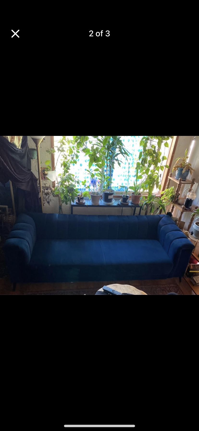 Suede Couch