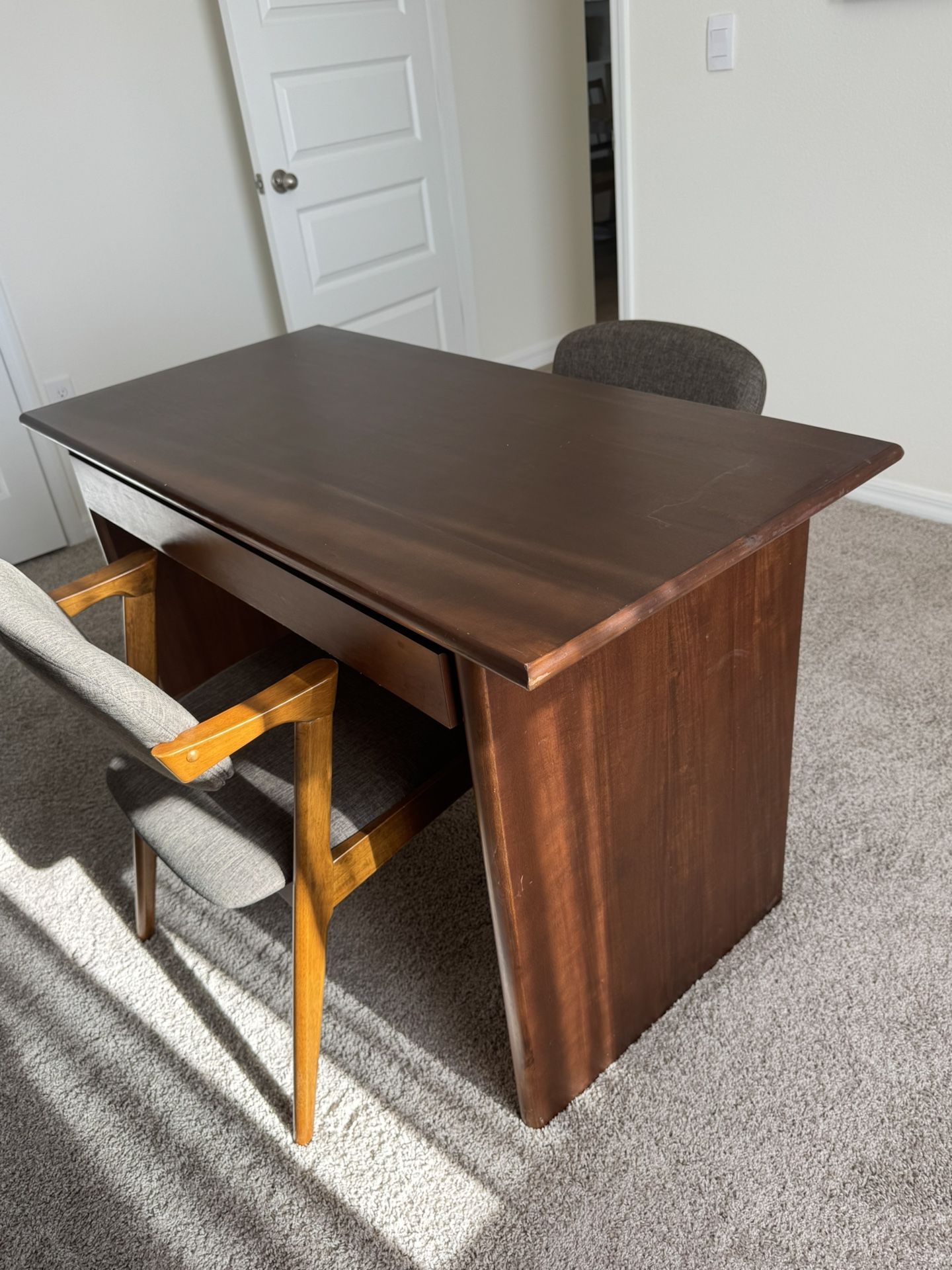 Desk With 2 Chairs - Model Home Furniture 