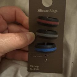 Silicon Rings Set Of Three