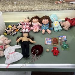 Lot Ty Cabbage Patch American Girl Dolls