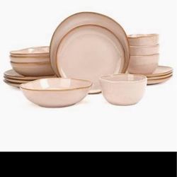 Oneida by Lenox 12 Pc. Stoneware Dinnerware Set, Service for 4