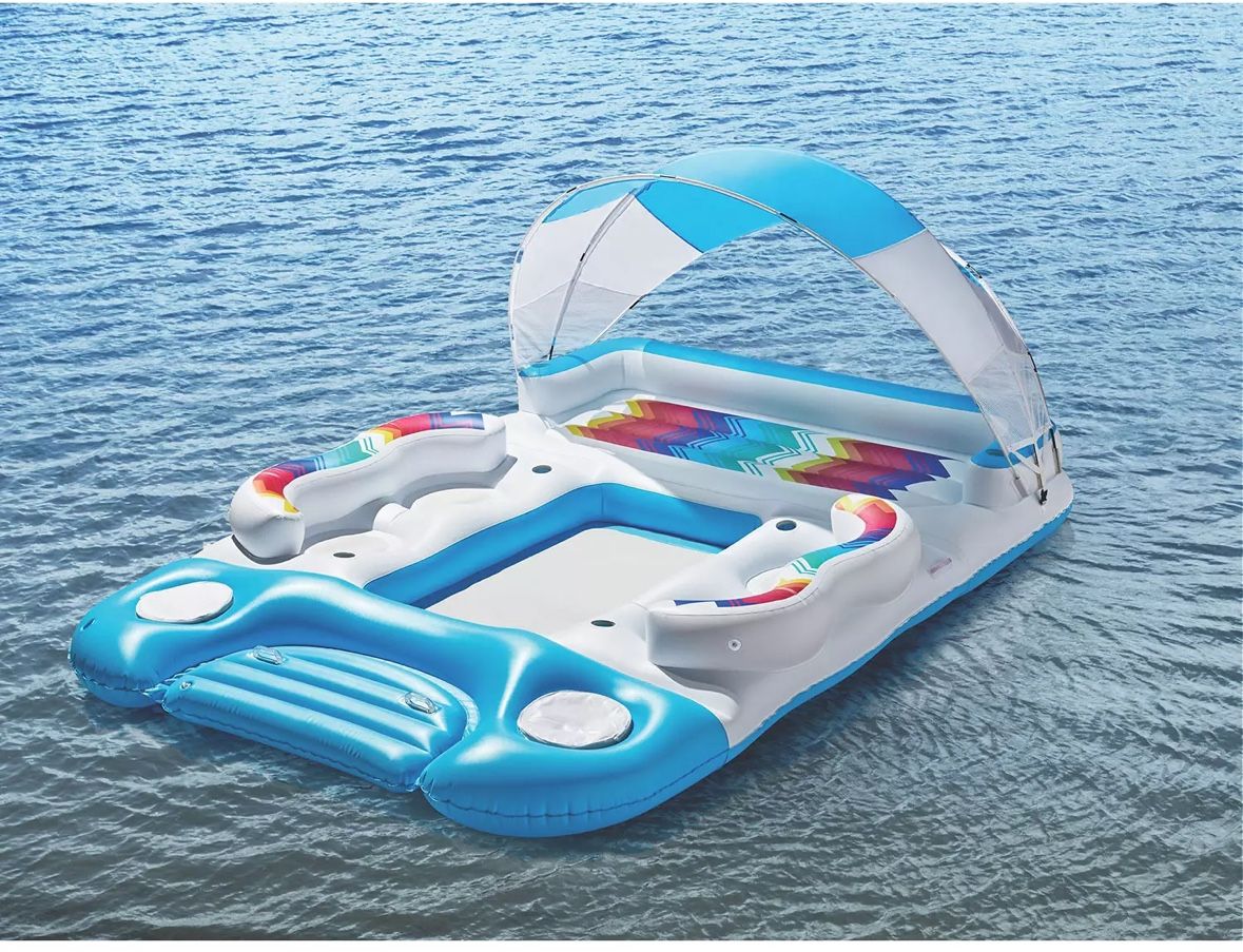 Members Mark Floating Island With Canopy Brand New In Box