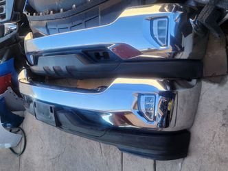 2017 silverado lt 1500 chrome bumper Assembly Fog Light Type Complete bumper