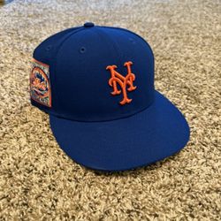 Baseball Hat - Mets Fitted, Size 7 1/4