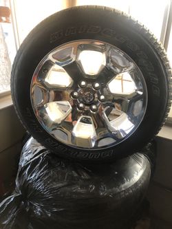 Ram tire and rims like new!
