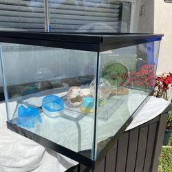 40 Gallon Tank With Hamster Accessories 