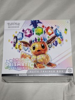 Pokémon prismatic evolution elite trainer box