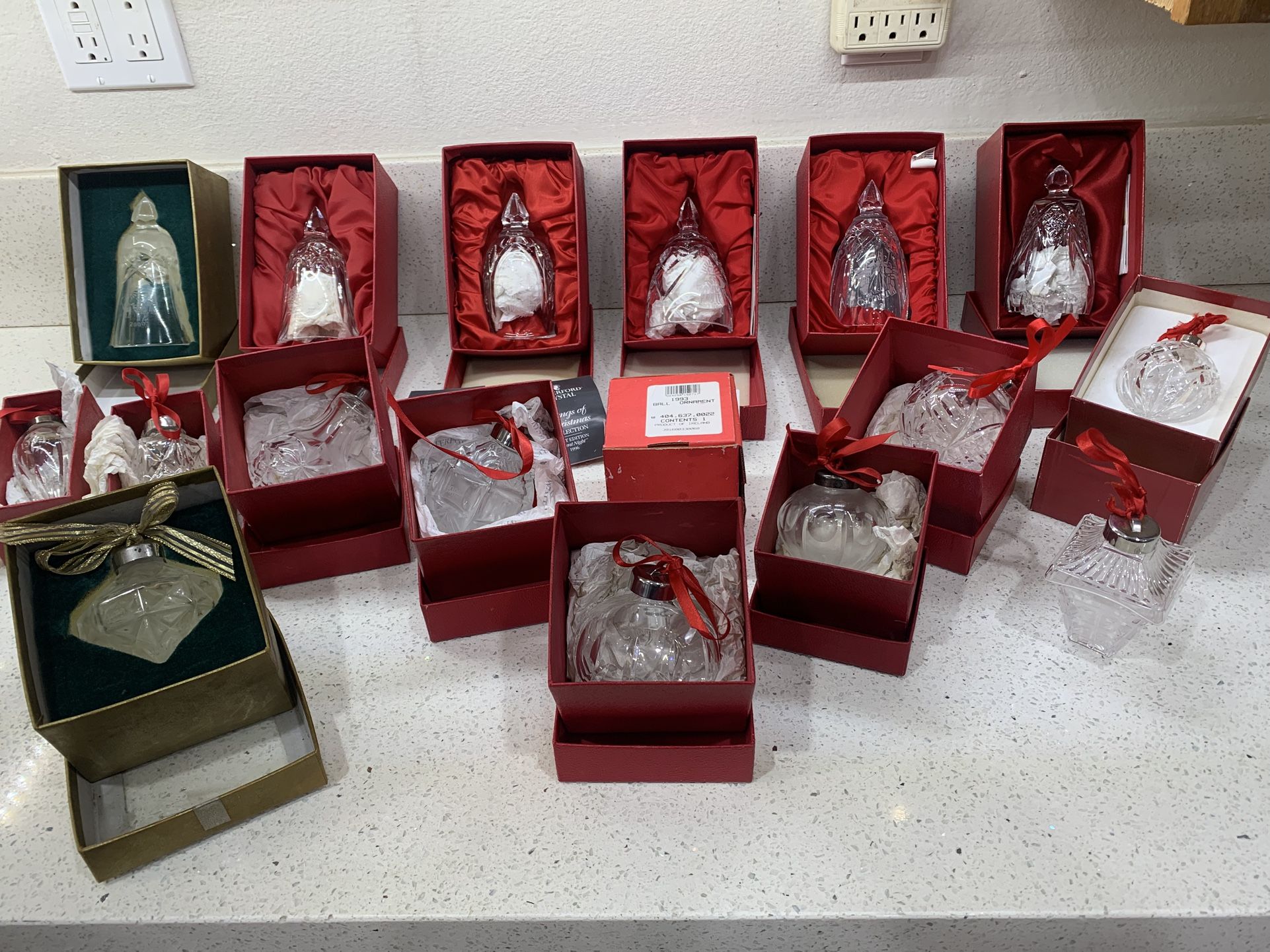 Waterford Crystal Christmas Ornaments And Bells