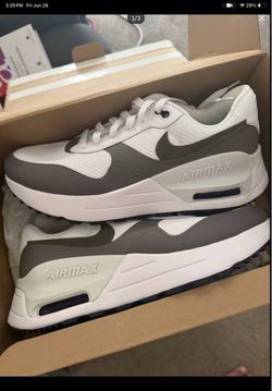 Size 10 Nike Air Max SYSTEM Men's Sneaker White DV7587-100 Casual Shoes Sneakers NEW