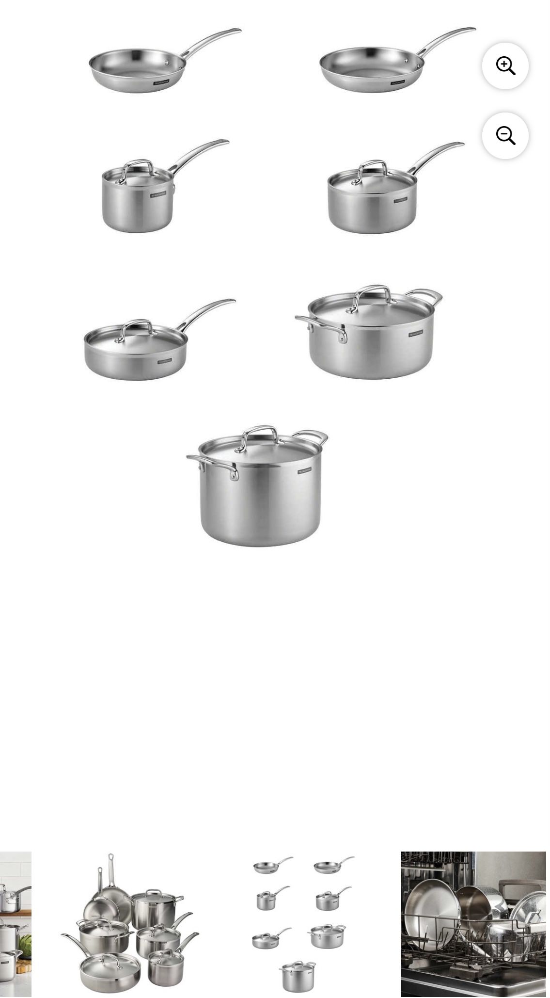Tramontina 12-piece Tri-Ply Clad Stainless Steel Cookware Set️NEW  ITEM️(RETAIL STORE COSTCO & WALMART $210-$253) BIG SAVING DEAL! ️️️ for  Sale in Bell Gardens, CA - OfferUp