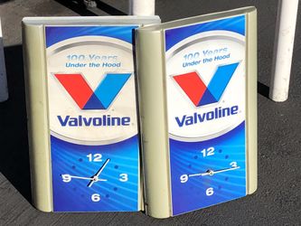 Valvoline Oil Clocks