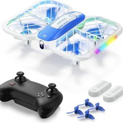 Indoor Drones Gifts for Boys 8-12, Boys Toys Age 8-10, Beginner Drones with Propeller Protection, Throw to Go, Altitude Hold, 3D Flips and Headless Mo