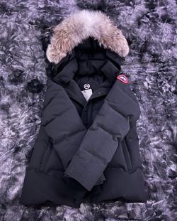 Canada Goose Black Fur Parka